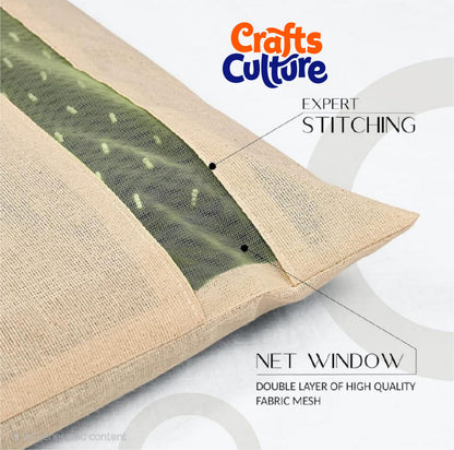 Cotton Saree Cover with Zip & Mesh Window